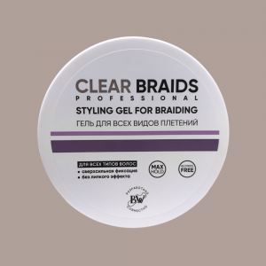 Гель для плетения от Clear Braids. 400ml - Профессиональные товары для брейдинга